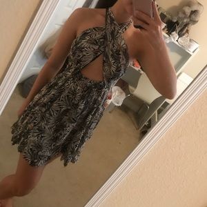 Free people Daisy floral halter dress